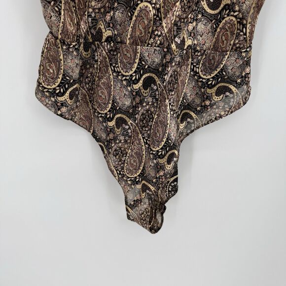 Indulgence Vintage Paisley Sleep Bodysuit One Piece Size Small - Picture 3 of 10